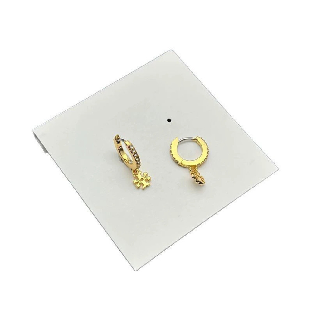 Tory Burch Small Rhinestone Earrings - Picture 5 of 6